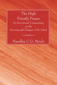 The High Priestly Prayer_cover