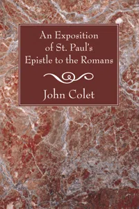 An Exposition of the Epistle to the Romans_cover