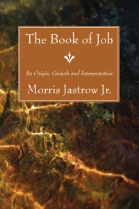 The Book of Job_cover