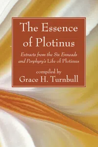 The Essence of Plotinus_cover