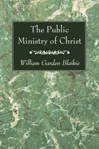 The Public Ministry of Christ_cover