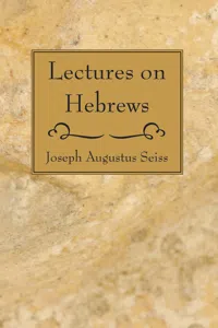 Lectures on Hebrews_cover