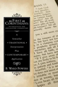 First Corinthians: An Exegetical and Explanatory Commentary_cover