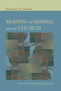 Reading the Gospels with the Church_cover