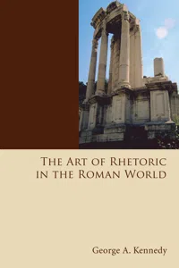 The Art of Rhetoric in the Roman World_cover