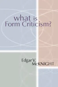 What is Form Criticism?_cover