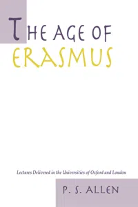 The Age of Erasmus_cover