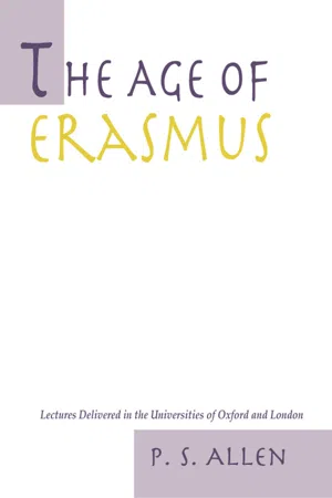 The Age of Erasmus