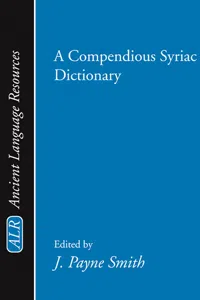 A Compendious Syriac Dictionary_cover