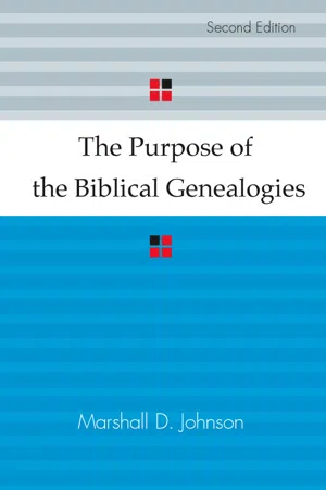 The Purpose of the Biblical Genealogies