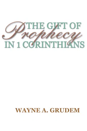 The Gift of Prophecy in 1 Corinthians