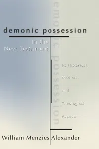 Demonic Possession in the New Testament_cover