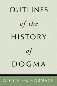 Outlines of the History of Dogma_cover