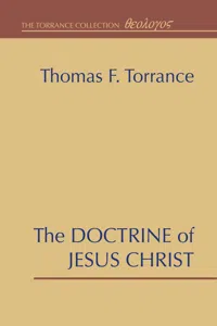 The Doctrine of Jesus Christ_cover