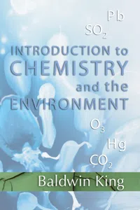 Introduction to Chemistry and The Environment_cover