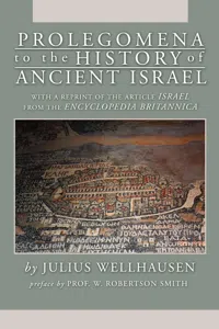 Prolegomena to the History of Ancient Israel_cover