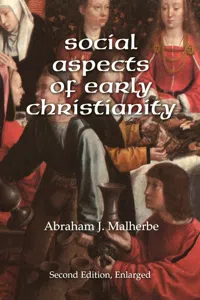 Social Aspects of Early Christianity, Second Edition_cover