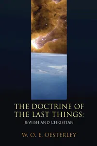 The Doctrine of the Last Things_cover