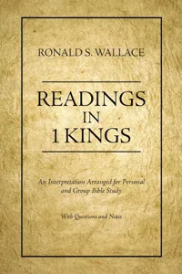 Readings in 1 Kings_cover