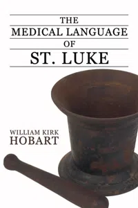 The Medical Language of St. Luke_cover