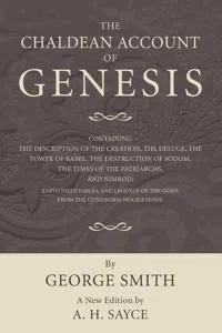 The Chaldean Account of Genesis_cover