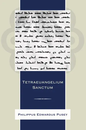 Tetraeuangelium Sanctum