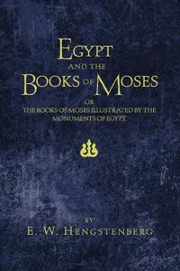 Egypt and the Books of Moses_cover