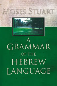 A Grammar of the Hebrew Language_cover