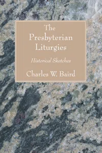 The Presbyterian Liturgies_cover