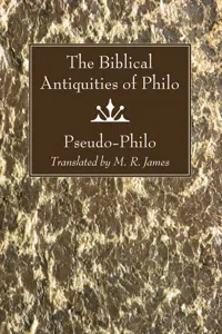 The Biblical Antiquities of Philo_cover