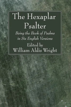 The Hexaplar Psalter