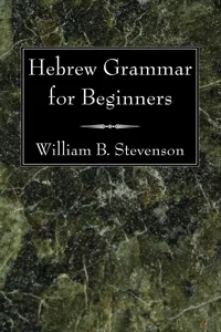 Hebrew Grammar for Beginners_cover