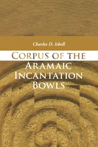 Corpus of the Aramaic Incantation Bowls_cover