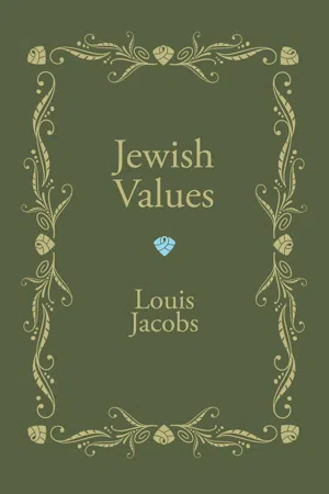 Jewish Values