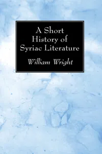 A Short History of Syriac Literature_cover