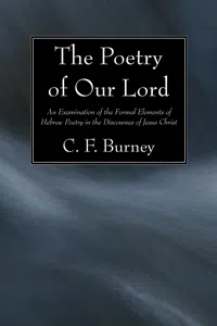 The Poetry of Our Lord_cover