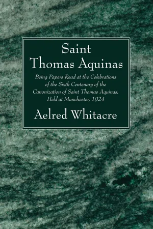 St. Thomas Aquinas