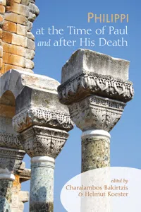 Philippi at the Time of Paul and after His Death_cover