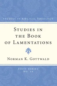 Studies in the Book of Lamentations_cover
