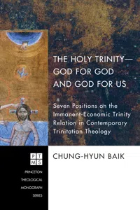 The Holy Trinity—God for God and God for Us_cover