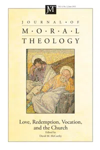 Journal of Moral Theology, Volume 4, Number 2_cover