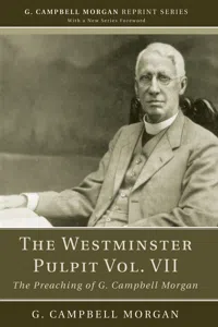 The Westminster Pulpit vol. VII_cover