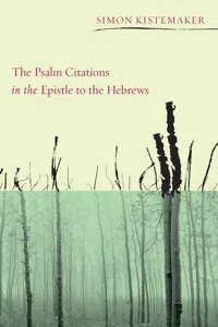 The Psalm Citations in the Epistle to the Hebrews_cover