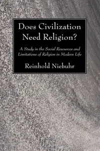 Does Civilization Need Religion?_cover