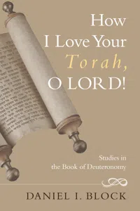 How I Love Your Torah, O LORD!_cover