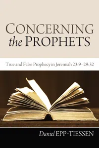 Concerning the Prophets_cover