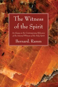 The Witness of the Spirit_cover