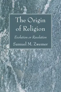 The Origin of Religion_cover