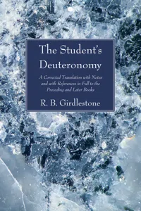 The Student's Deuteronomy_cover