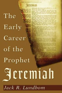 The Early Career of the Prophet Jeremiah_cover